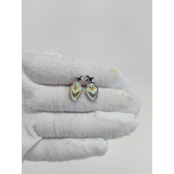 Frozen Olaf Face Stud Earrings - Picture 4 of 9